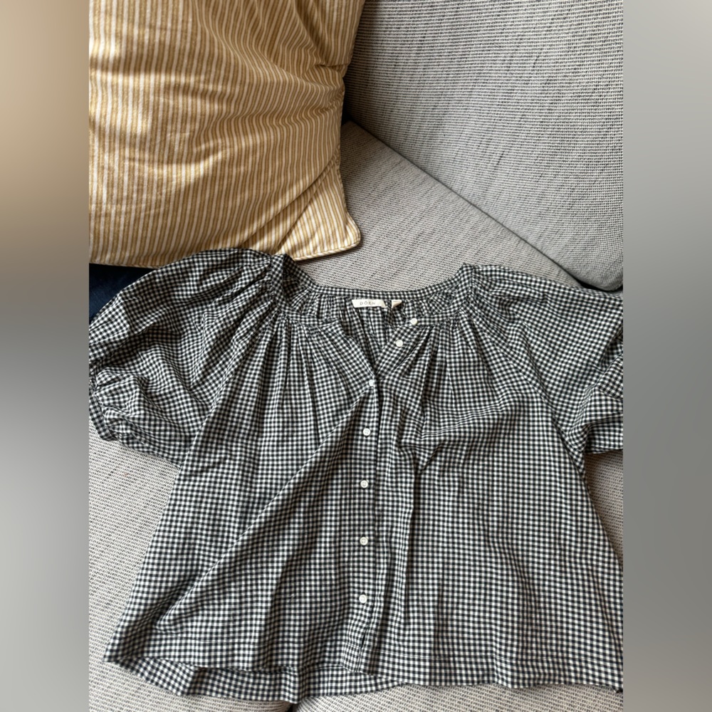 Doen June Top La maddalena Gingham XS